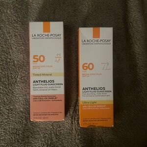 2 La Roche-Posay sunscreens! Brand new. Never used. 1 has skin tint.